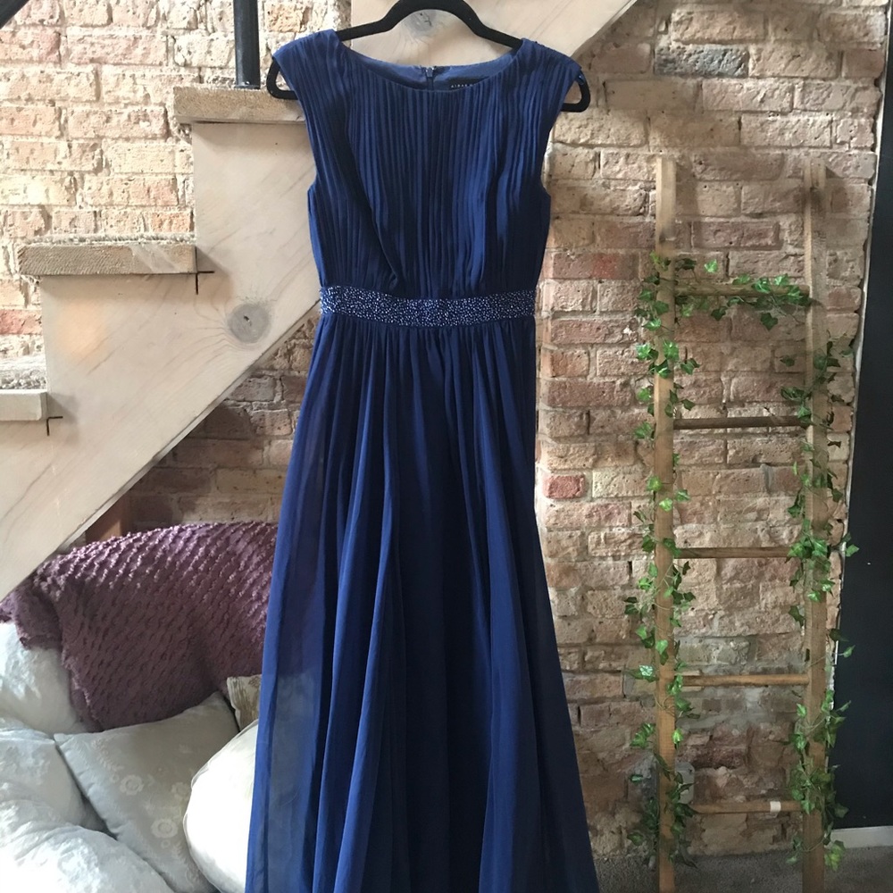 Aiden Maddox Navy Evening Gown, Size 0